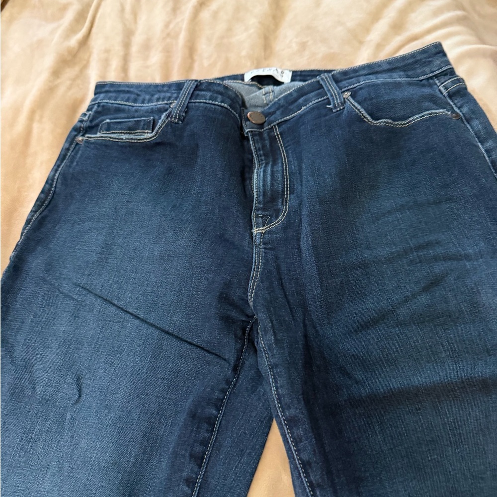 PARKER SMITH Women's Dark Blue Skinny Jeans - Picture 2 of 5